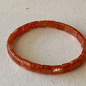 Natural Sunstone Soft Bangle (16–17.5 cm) – Radiant Glow, Comfort Fit